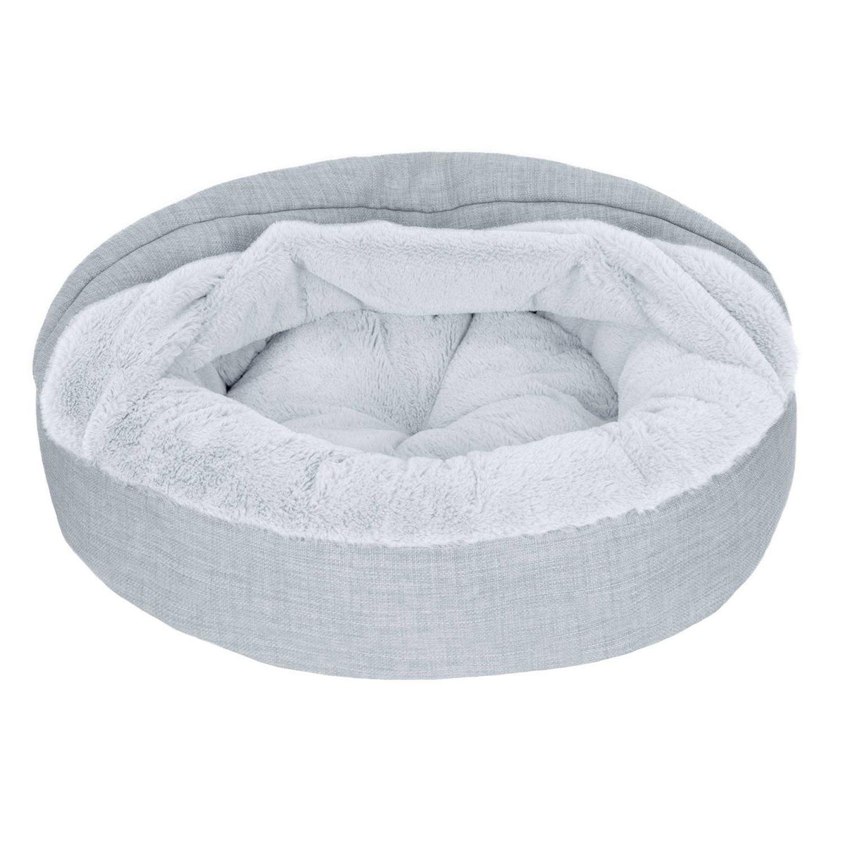 Plush Hooded Donut Pet Bed I718491