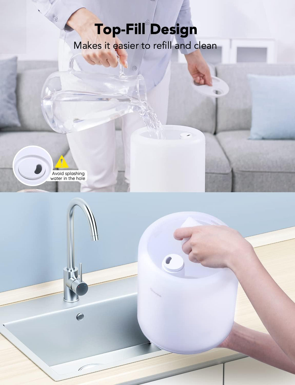 Smart Humidifiers 3L Pack of 2 A96470