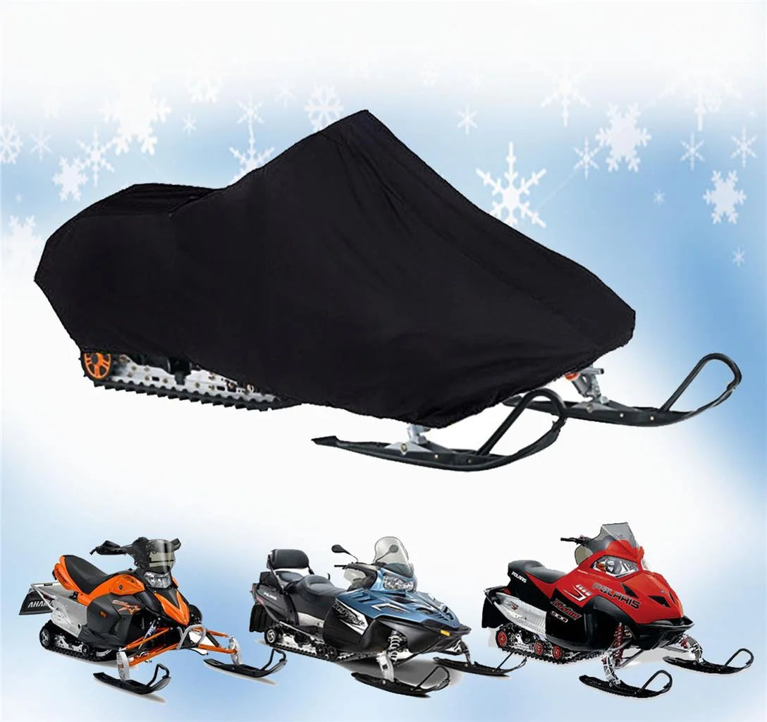 200 Denier All Black Snowmobile Cover G66255