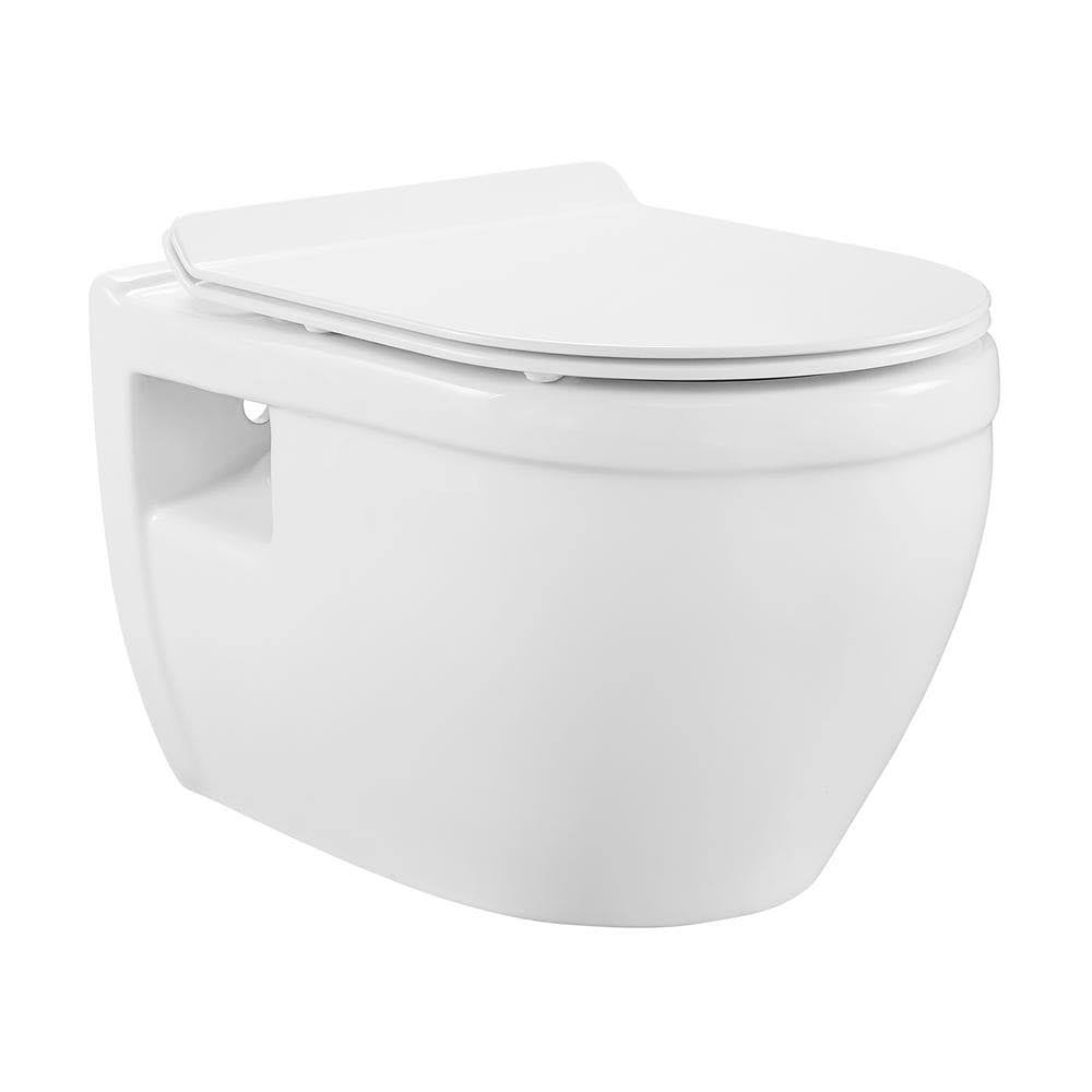 Glossy White Wall Hung Toilet S70565