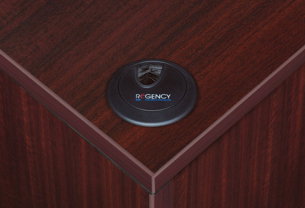 Cherry Single Pedestal Desk O50355