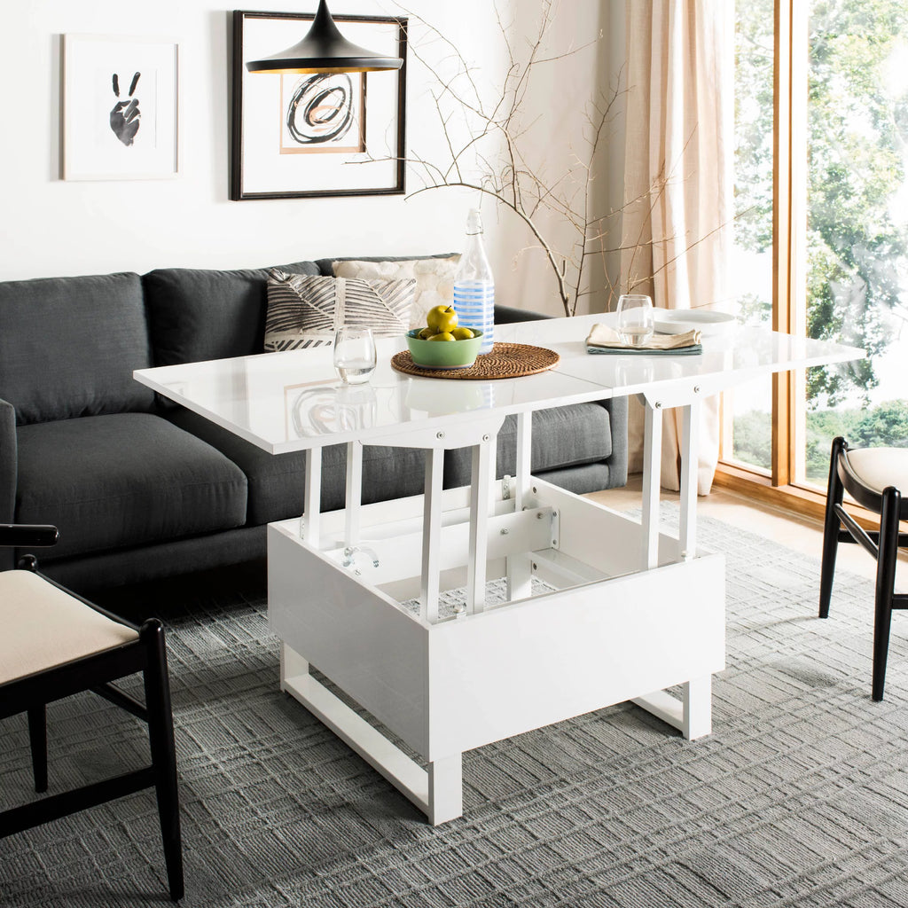 White Lift-Top Coffee Table X3781