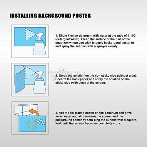 Rock Wall Aquarium Background Poster Fish Tank Decor K4997