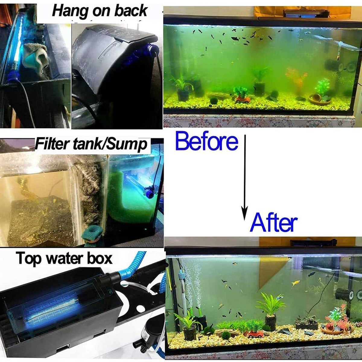 3W UV Aquarium Clean Light B8468