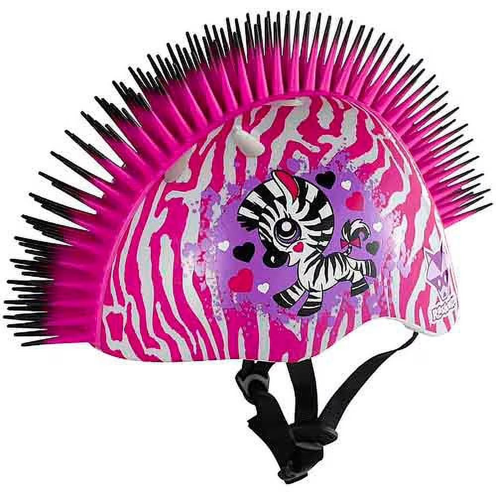 Zebra Mohawk Helmet, Child 5+ (50-54cm) K546