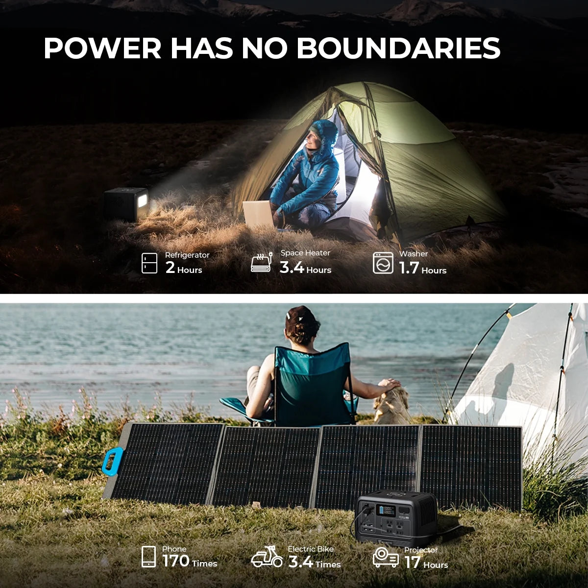 700W 537Wh LiFePO4 Portable Power Station V17535