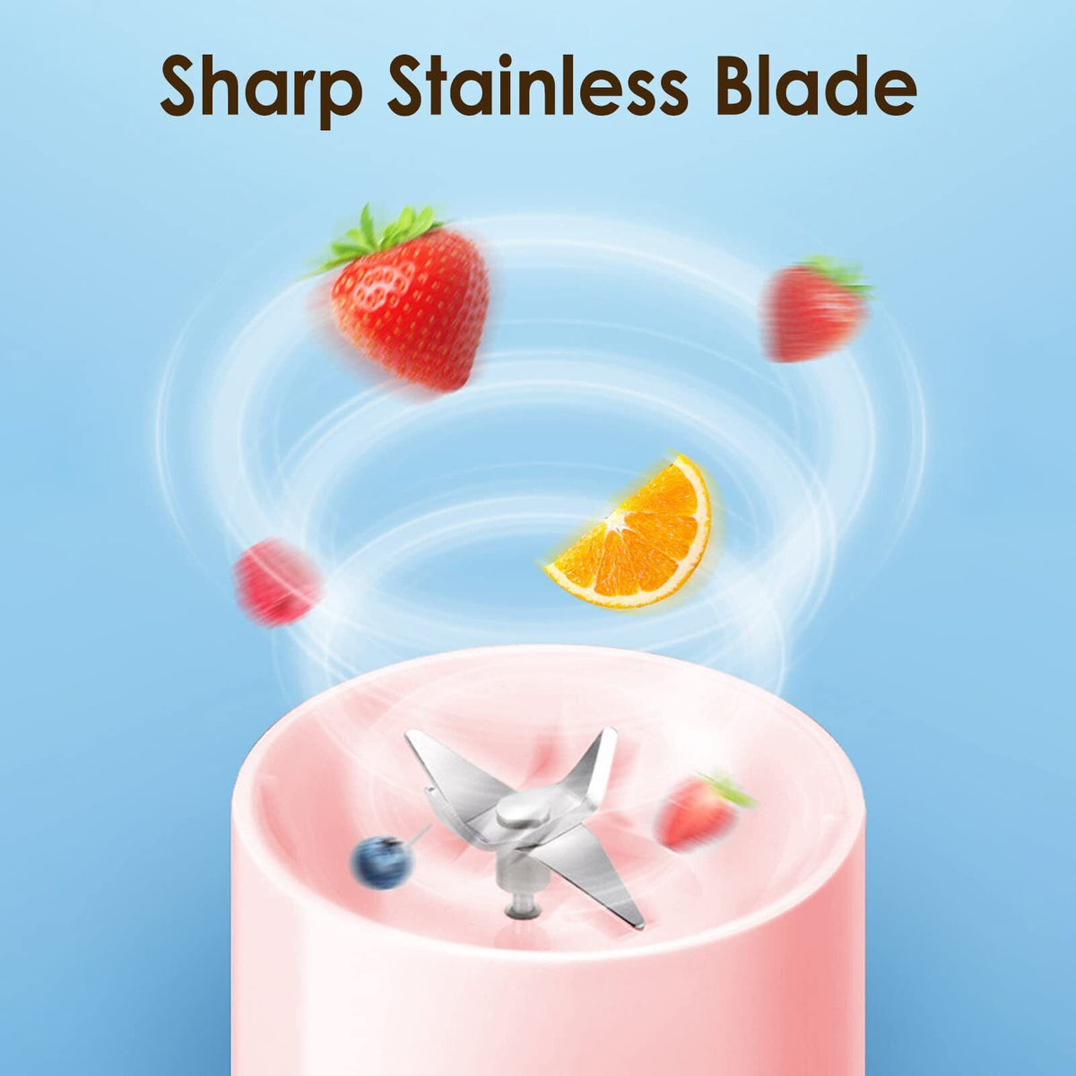 USB Rechargeable Portable Personal Mini Blender G19914
