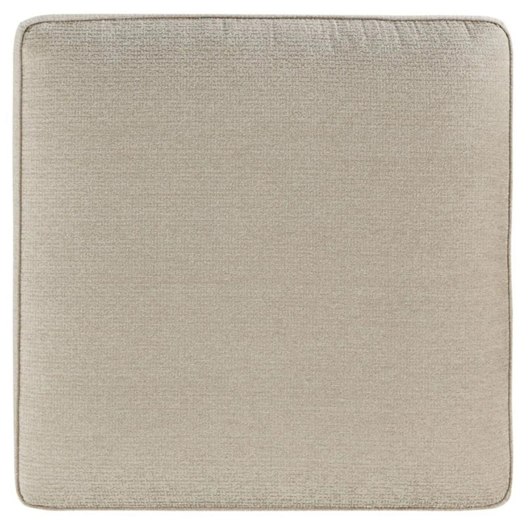 Putty Beige Fabric Oversized Accent Ottoman T965218