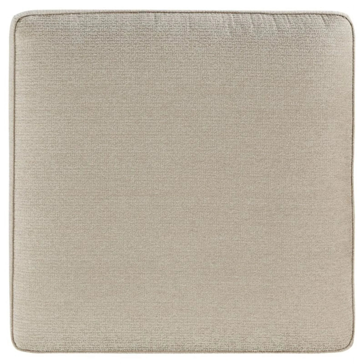 Putty Beige Fabric Oversized Accent Ottoman T965218