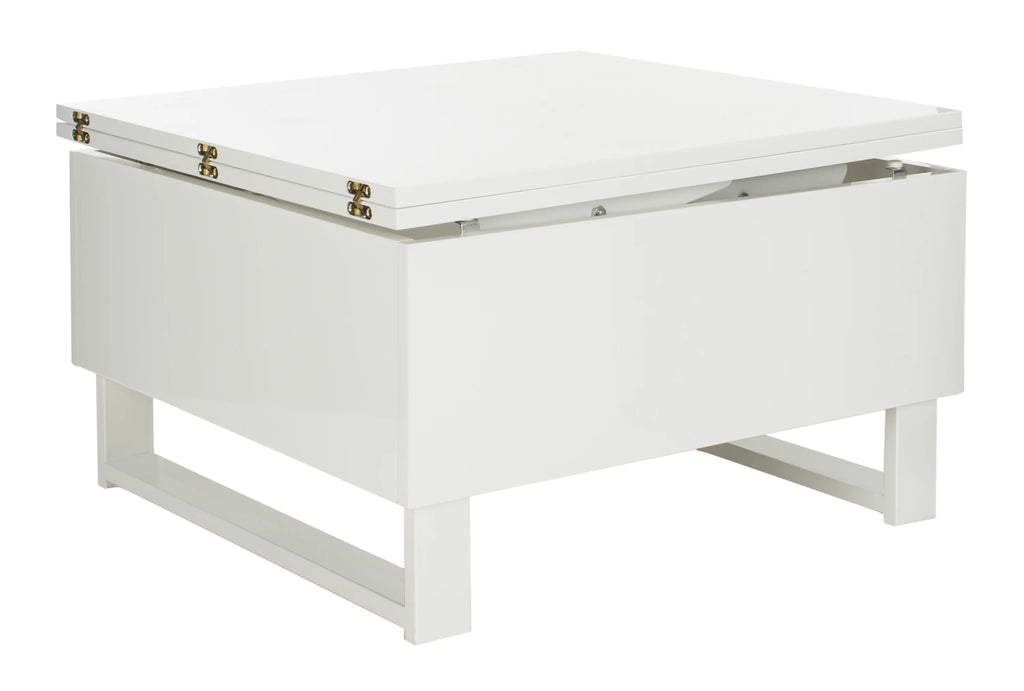 White Lift-Top Coffee Table X3781
