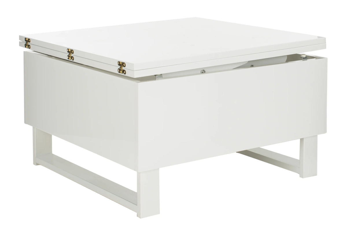 White Lift-Top Coffee Table X3781