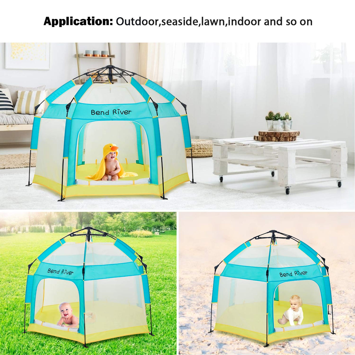 Baby Playpen with Canopy Z977