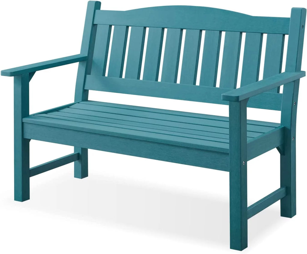 Weatherproof 2-Person 50" Poly Lumber Garden Bench G801