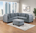 Modular Sectional 6pc Set Gray V67891