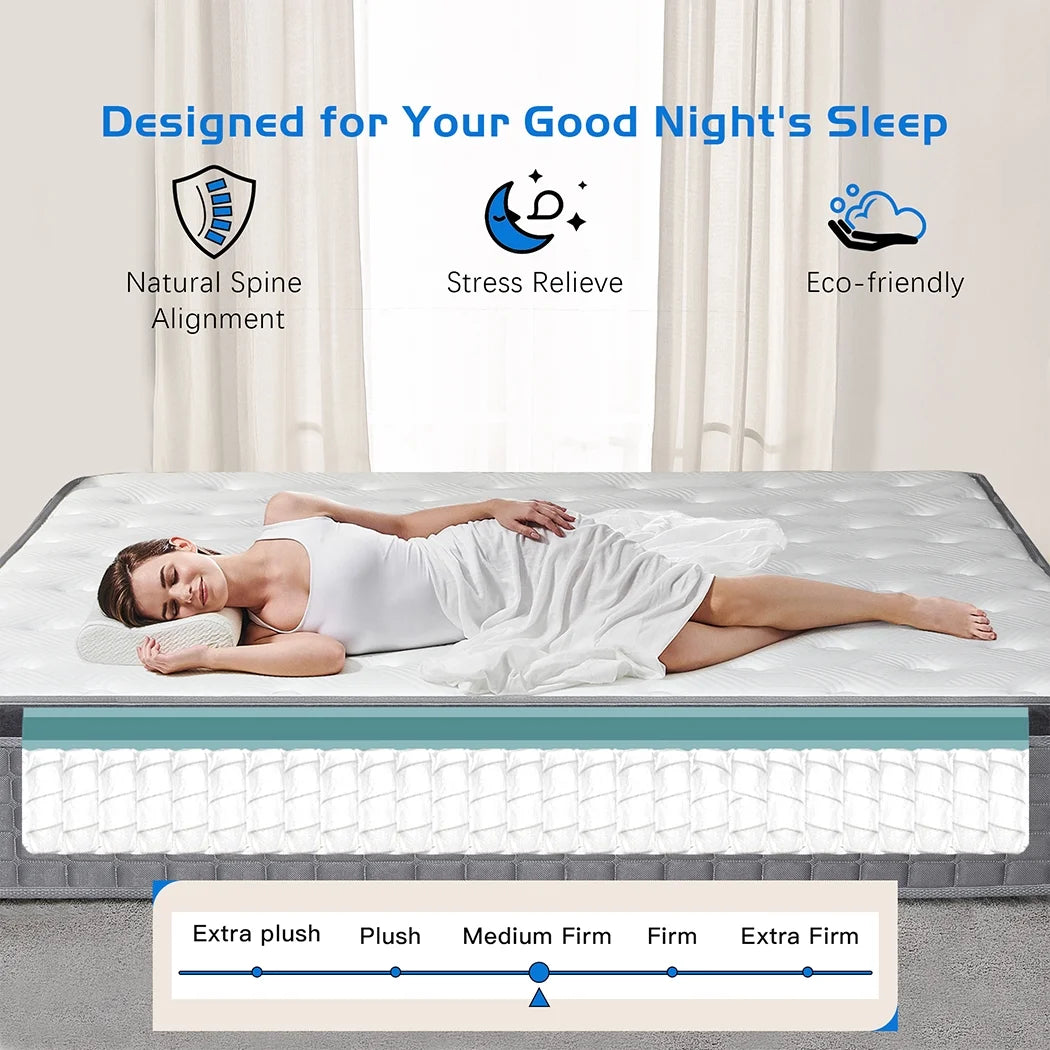 14 Gel Memory Foam Spring Hybrid Mattress in a Box, Twin Mattress H86518