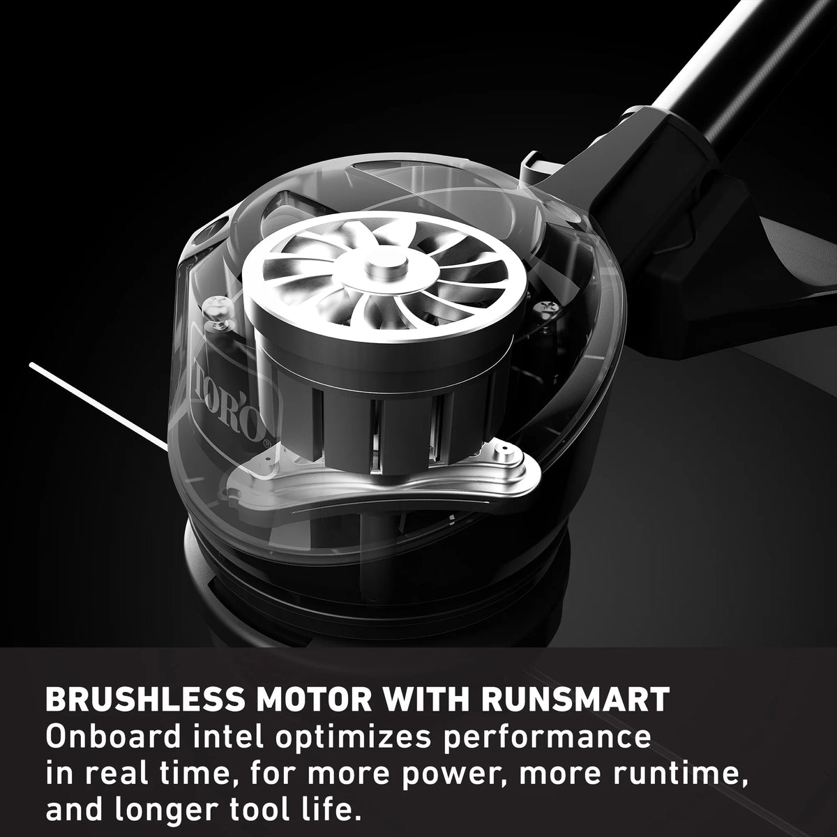 60V Brushless String Trimmer with Battery & Charger J518