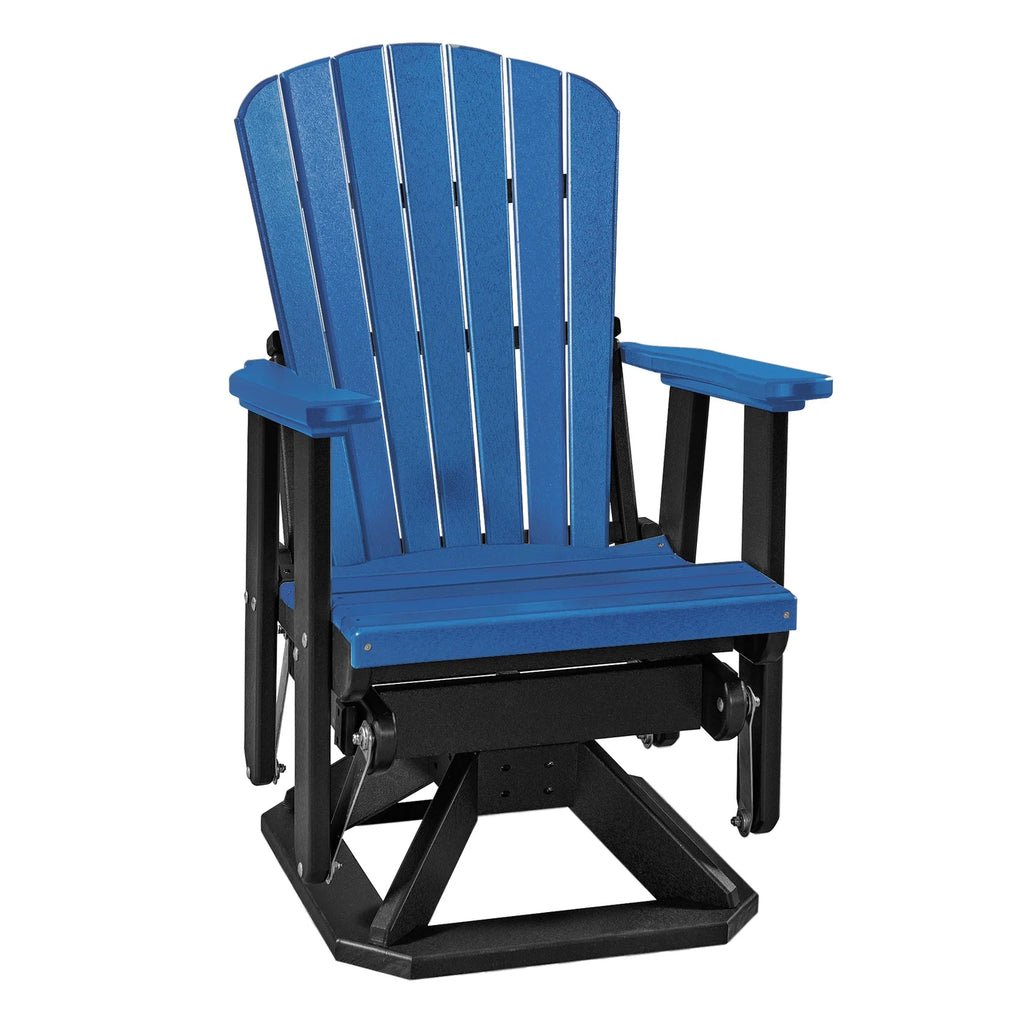 Blue Black Resin Swivel Glider Y4105