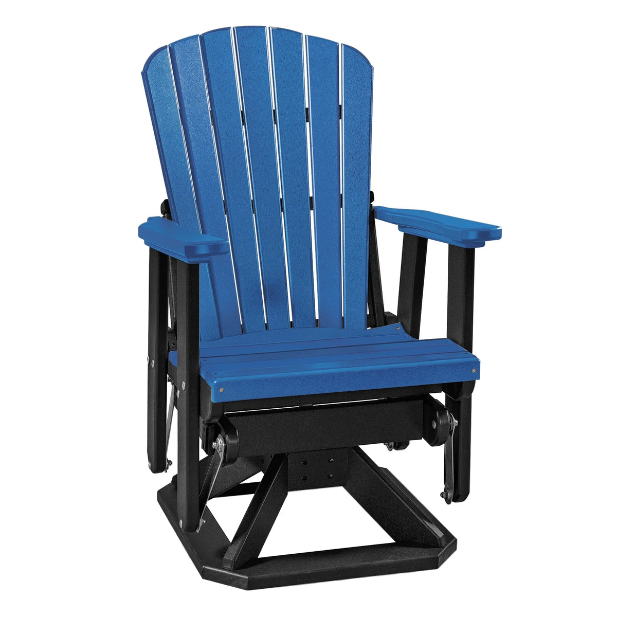 Blue Black Resin Swivel Glider Y4105