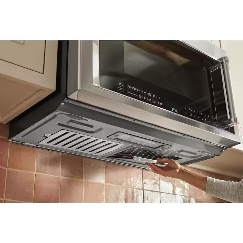 1800-Watt Over the Range Microwave with Air Fry F184049