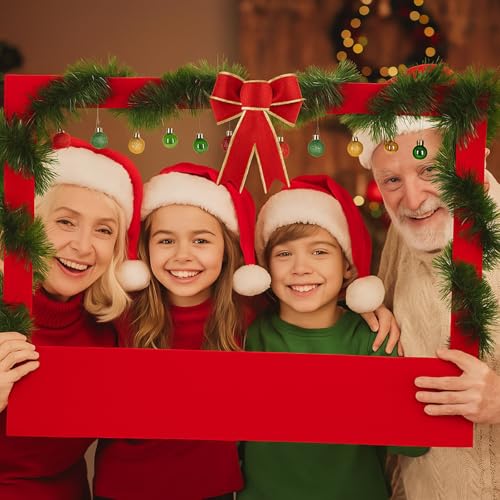 21 Pcs DIY Christmas Photo Booth Props Picture Frame 32" x 24" S330