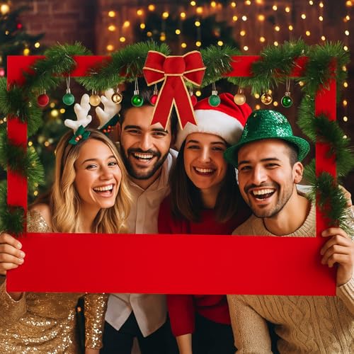 21 Pcs DIY Christmas Photo Booth Props Picture Frame 32" x 24" S330