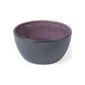 Stoneware bowl 10 cm Black /Lilac U24294