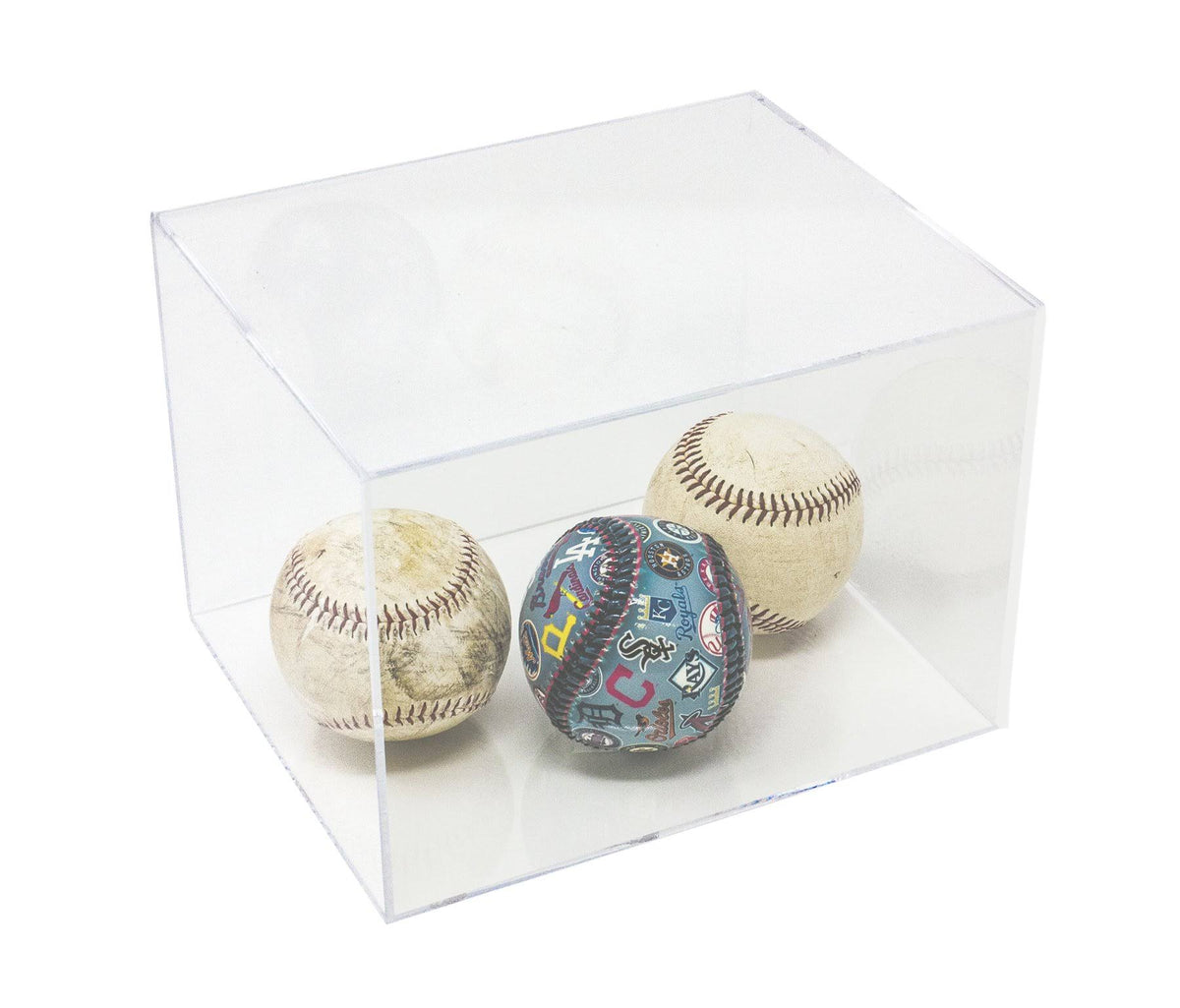Clear Acrylic Display Case with Black Risers D846935