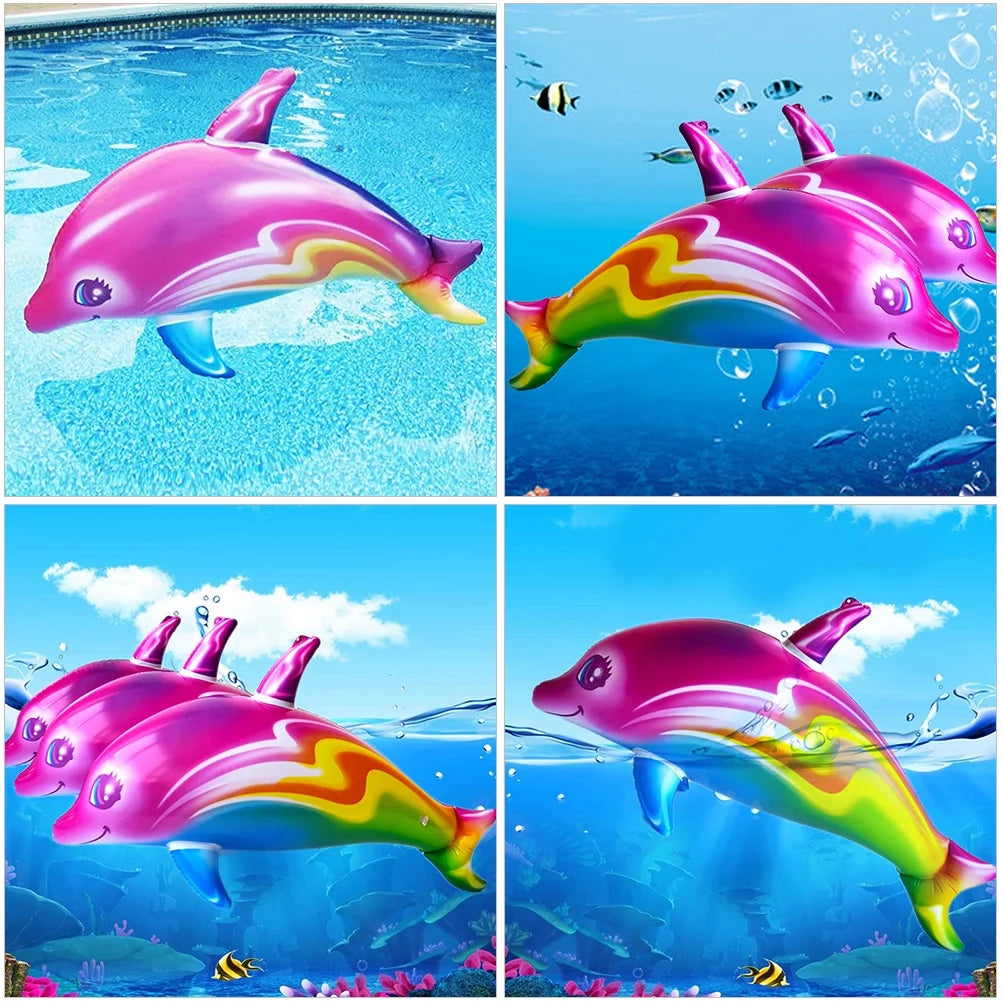 2pcs Big Inflatable Dolphin Toys S337