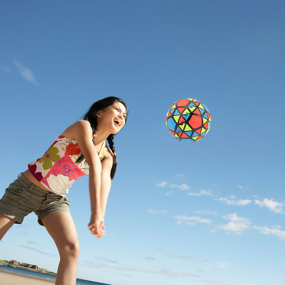 6 Pcs Inflatable Beach Ball Volleyball for Kids M4376