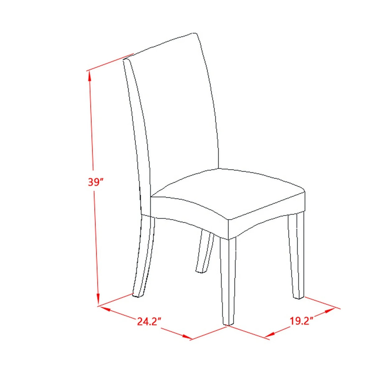 5 Piece Wood Dining Set P881