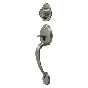 Antique Nickel Dummy Handleset P97359