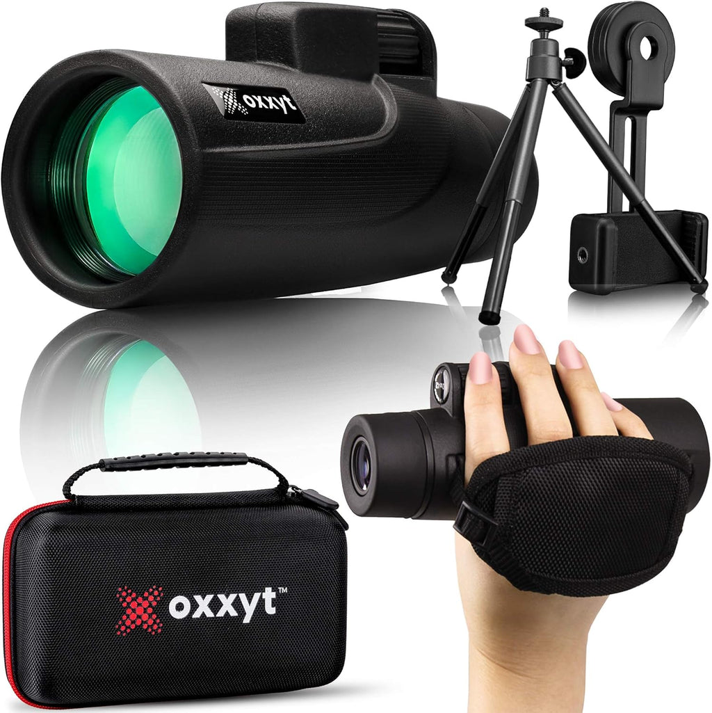 Monocular Telescope 12X50 with EVA Case, BAK4 Prism, FMC Lens, Phone Holder, Tripod G7738
