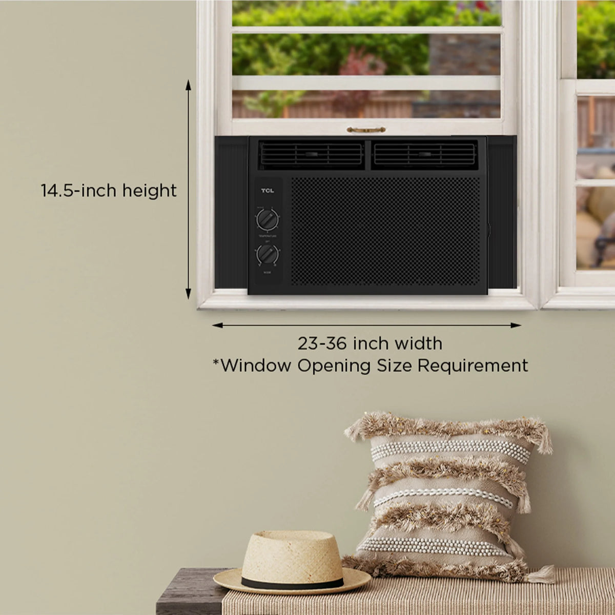 5,000 BTU Mechanical Window Air Conditioner W7872