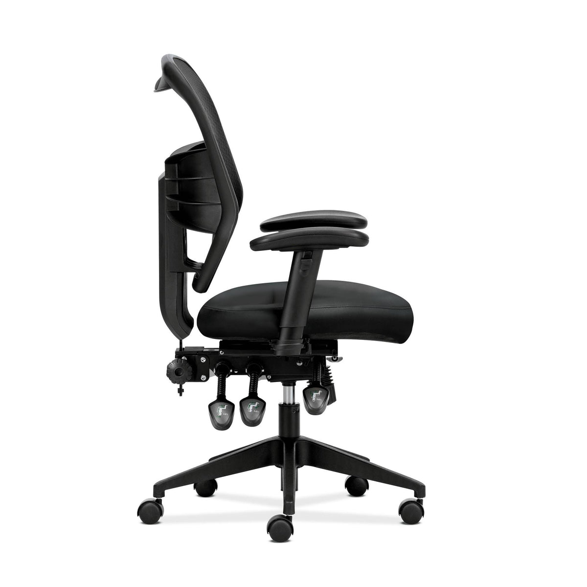 Black Leather High-Back Task Chair J874158
