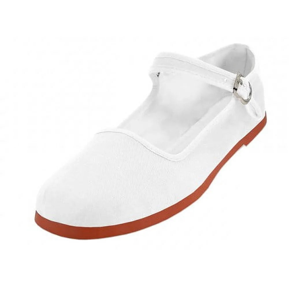 Cotton Mary Jane Ballet Flat Slip On Shoes K207495