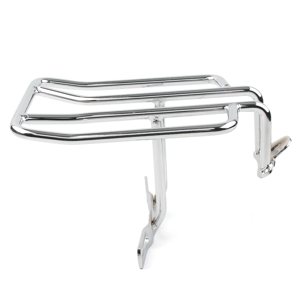 Scooter Rear Solo Seat Storage Luggage Racks Carrier Silver O873936