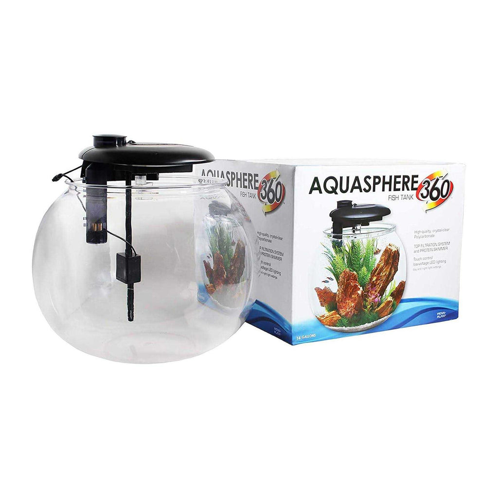 Polycarbonate Bowl-Shaped Aquarium 14 Gallon A647926