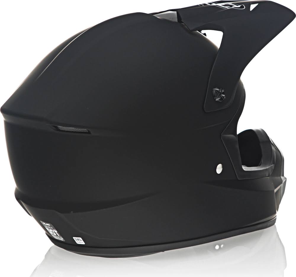Matte Black Motorcycle Helmet F461