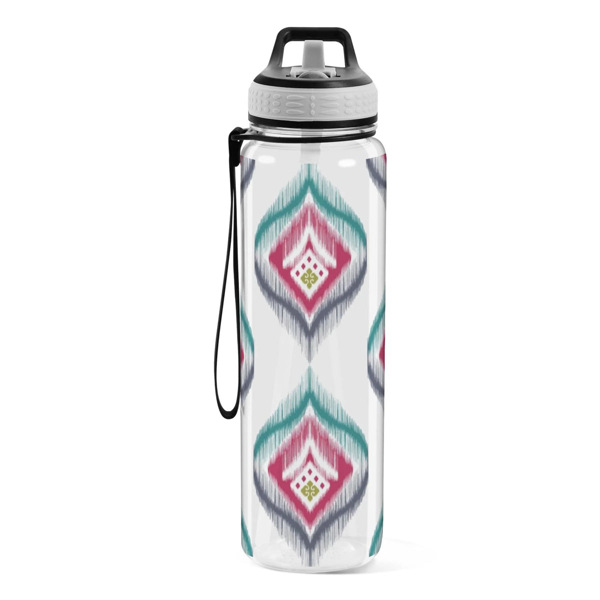 Clear 32oz Tritan Sports Water Bottle with Straw Q913009