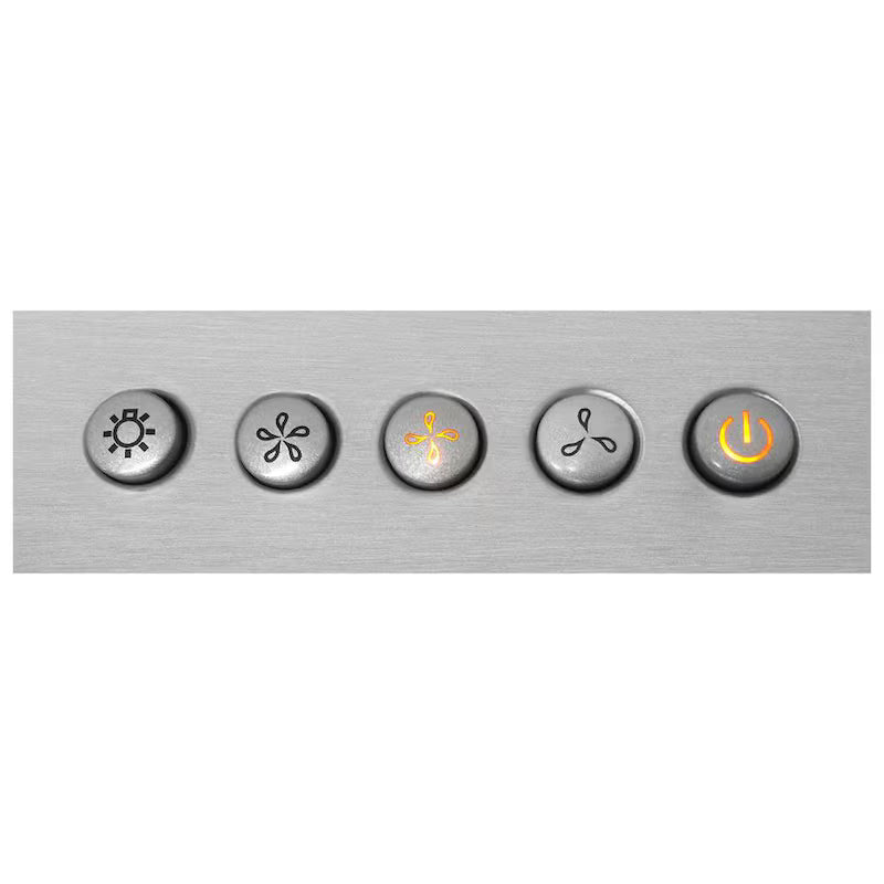 36 in. Stainless Steel Ductless Wall Mount Range Hood with Carbon Filter R228