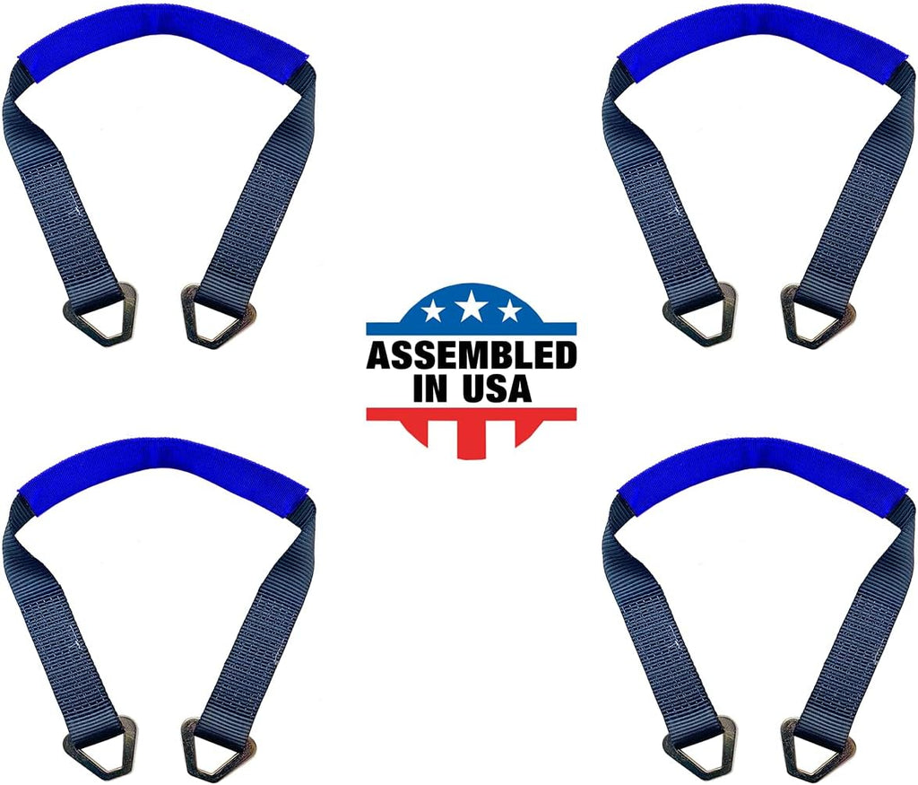 4 Pack 2 x 18 HD Off-Road Axle Straps with D Ring M886323