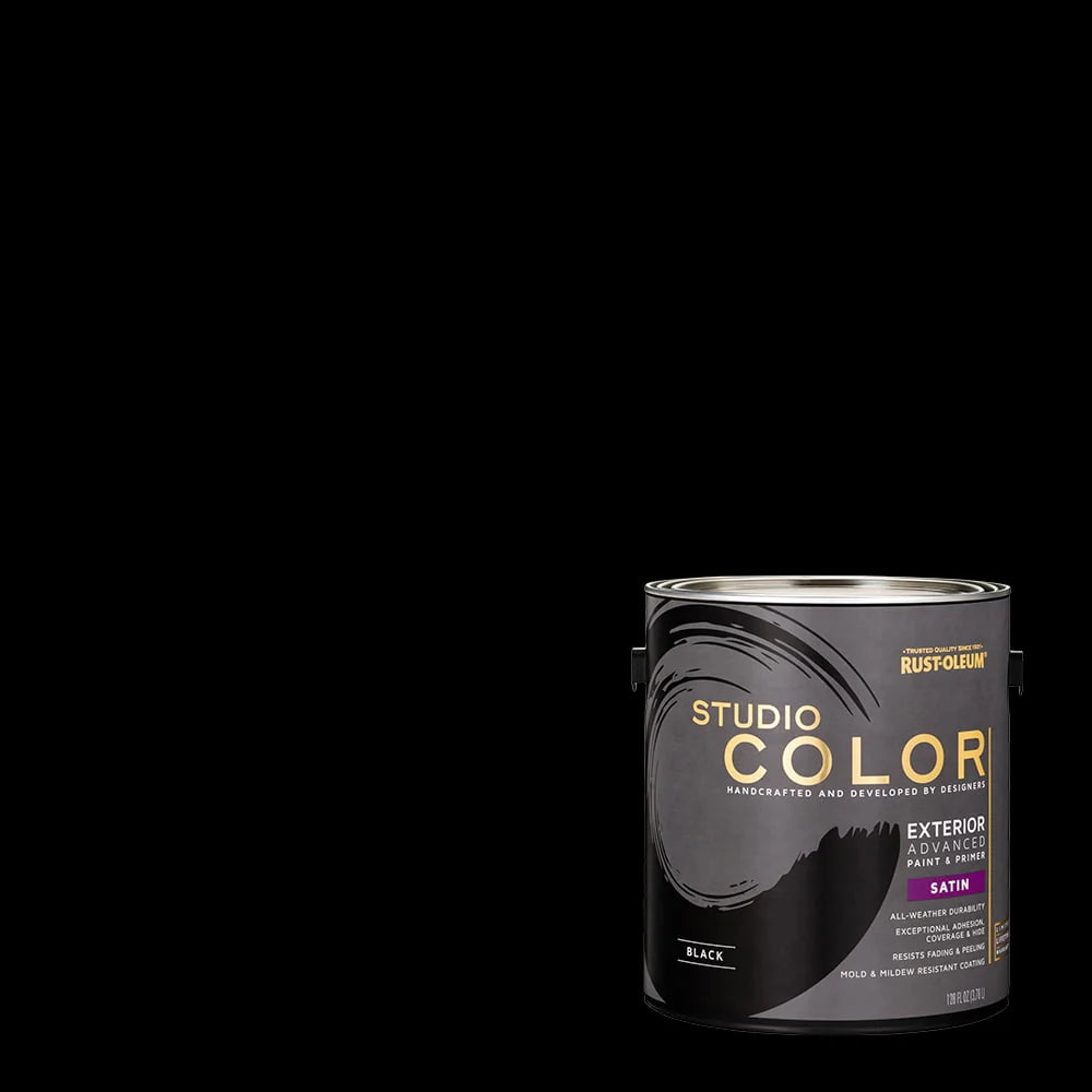 Rust-Oleum Studio Color Paint + Primer Exterior Flat, Gallon, 2 Pack B641700
