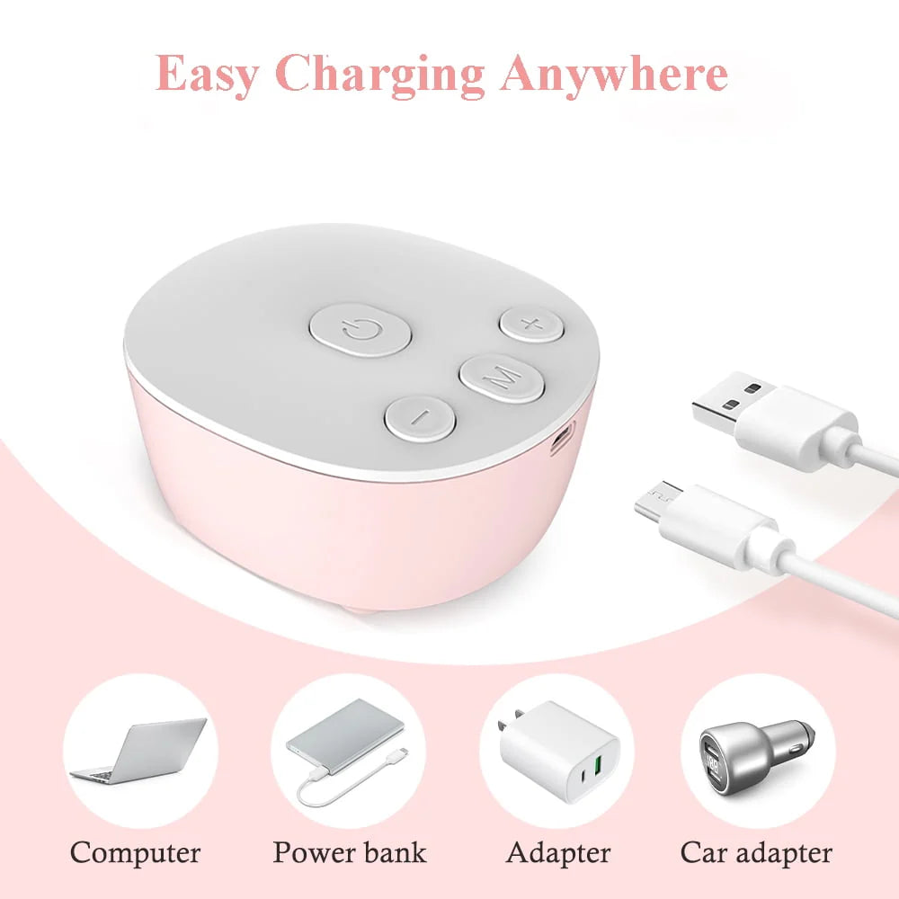 Double Electric Breast Pump, Portable Anti-Backflow 3 Modes 9 Levels, Pink D5024