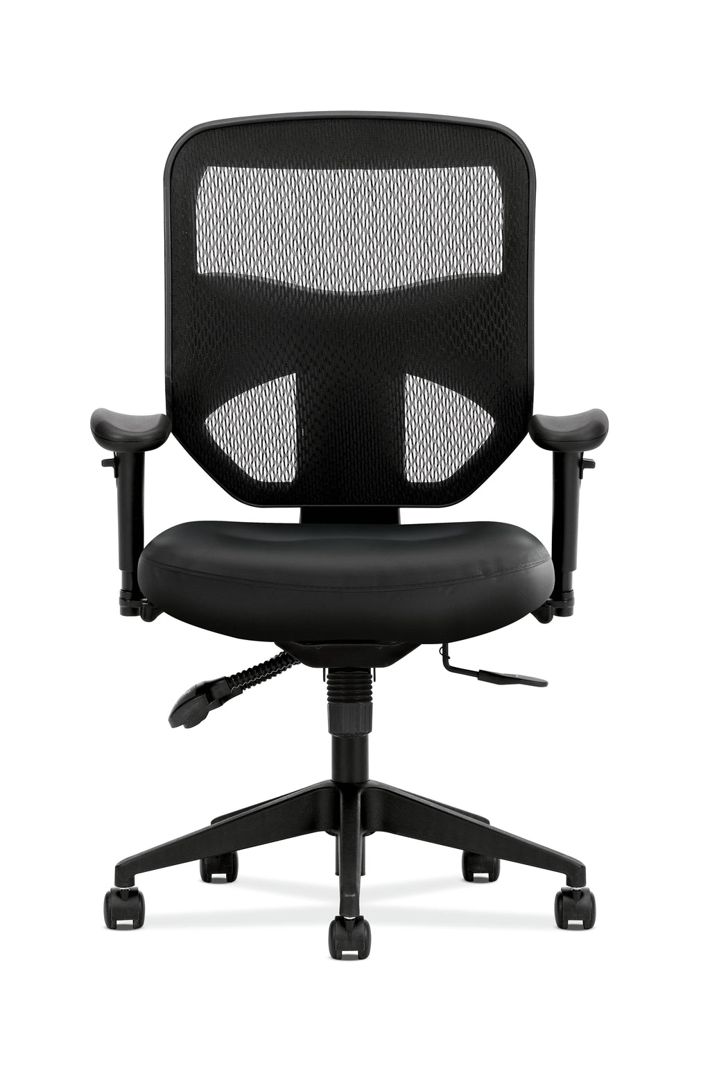 Black Leather High-Back Task Chair J874158