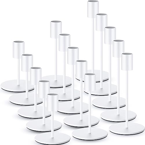 36 Pcs Matte Black Metal Candle Holders N16961