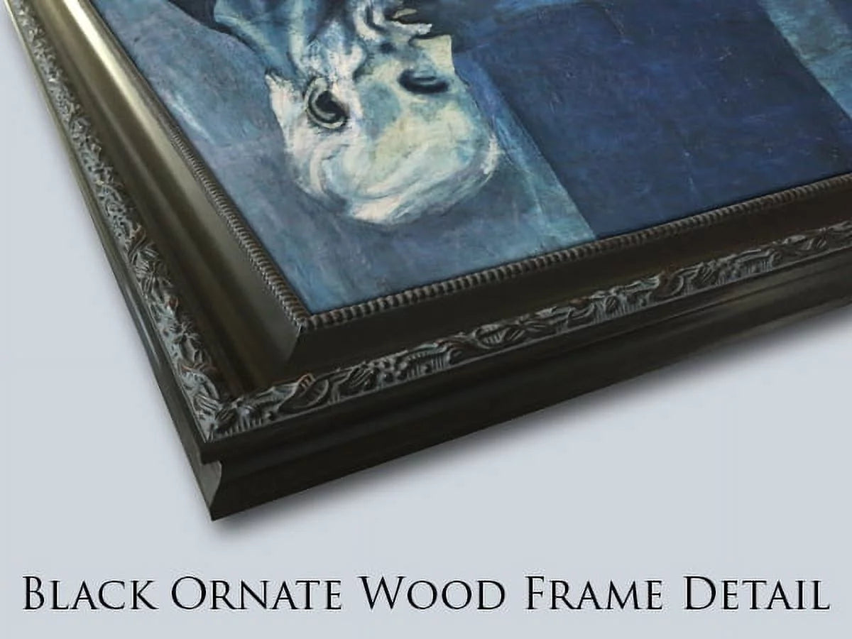 Black Ornate Framed Art Print X731098