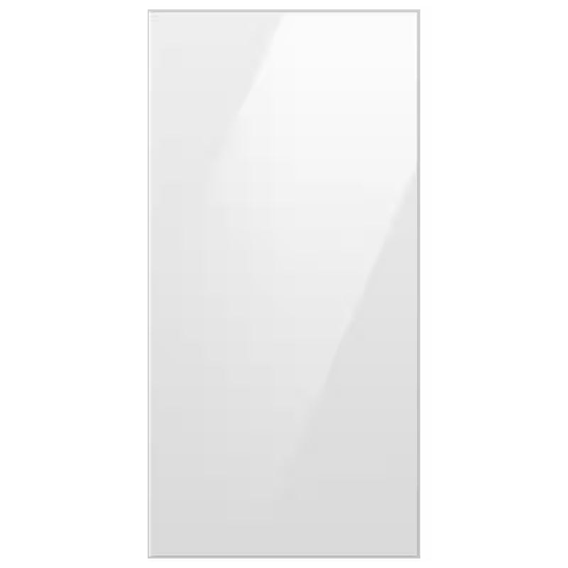 White Glass Top Panel for 4-Door French Door Refrigerator D2611
