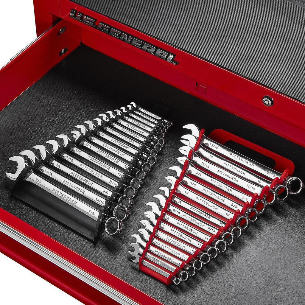 15-Slot Wrench Organizer, 2-Piece E949
