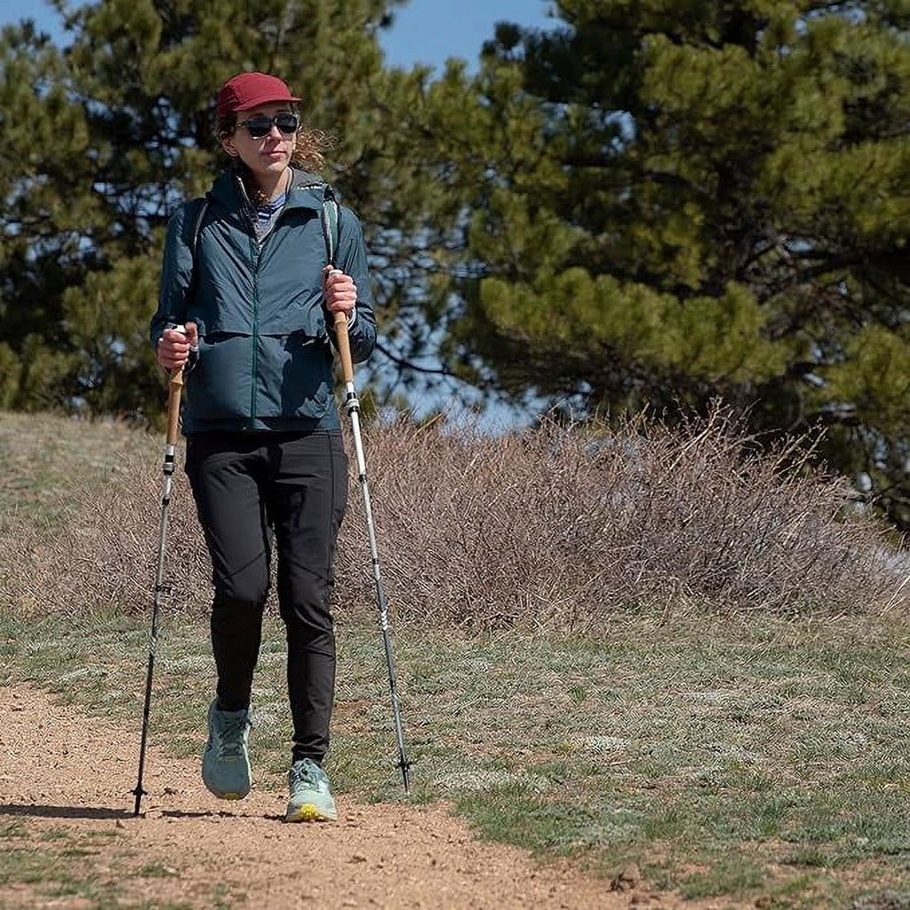 Carbon Trekking Poles Walking Hiking Sticks Q233659